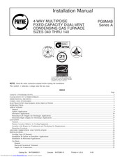 Payne PG9MAB024040 Installation Manual