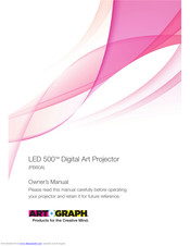 LG LED 500 PB60A Owner's Manual