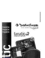 Rockford Fosgate Fanatic FNQ2414 Operation & Installation