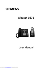Siemens Gigaset C670 User Manual