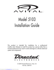Avital 5103 Installation Manual