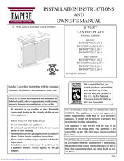 Empire Comfort Systems BVP42FP30FN-1 Installation Instructions And Owner's Manual