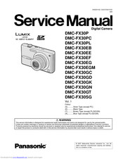 Panasonic Lumix DMC-FX30PL Service Manual