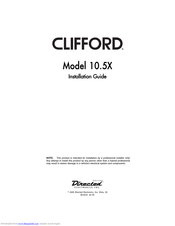 Clifford 10.5X Installation Manual