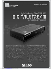 Digital Stream DTX9900D Owner's Manual