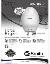 A.O. Smith EWS 1 litre User Manual