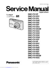 Panasonic Lumix DMC-FX12GT Service Manual