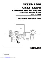 Ademco Vista-32FB Installation And Setup Manual