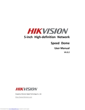 HikVision 5 Inch Network High Speed Dome User Manual