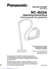 Panasonic MC-4620A Operating Instructions Manual