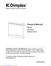Dimplex DF2690 Owner's Manual