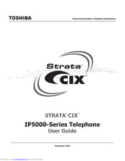 Toshiba Strata CIX IP5000-Series User Manual