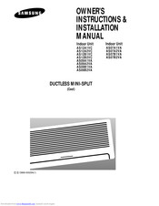Samsung AQ09A2VA Owner's Instructions & Installation Manual