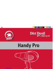 Dirt Devil Handy Pro M131 Operating Manual