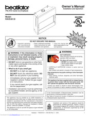 Heatilator RAVE4013I Owner's Manual