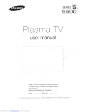 Samsung PN60F5500 User Manual