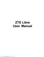ZTE Libra User Manual