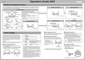 Casio 3367 Operation Manual