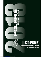 Polaris 120 PRO R 2013 Owner's Manual