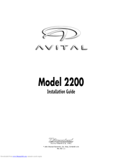 Avital 2200 Installation Manual