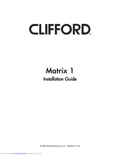 Clifford Matrix 1 Installation Manual
