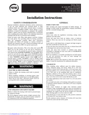 Payne PA3A Installation Instructions Manual