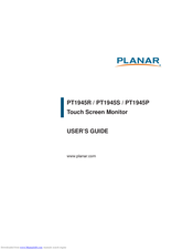 Planar PT1945R User Manual