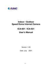Planet ICA-651 User Manual