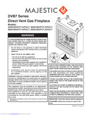 Majestic 600DVBPSC7 Installation And Operation Instructions Manual