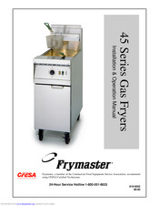 Frymaster MJ45E Installation & Operation Manual