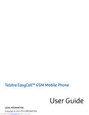 Zte Telstra EasyCall User Manual