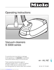 Miele S 5781 Operating Instructions Manual