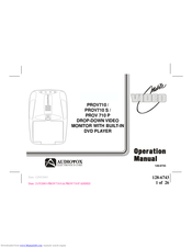 Audiovox PROV710 Operation Manual
