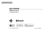 Kenwood KDC-X700DAB Instruction Manual
