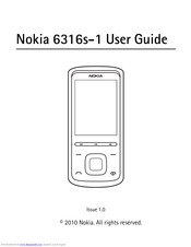 Nokia 6316s-1 User Manual