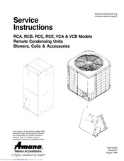Amana RCB48A3A Service Manual