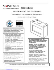 Monessen Hearth 724BV5142PV Installation And Operating Instructions Manual
