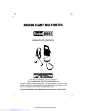 Harbor Freight Tools 40994 Operating Instructions Manual