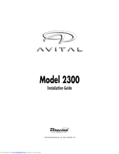Avital 2300 Installation Manual