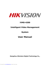 Hikvision iVMS-4200 User Manual