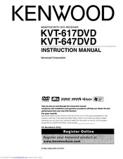 Kenwood KVT-617DVD Instruction Manual