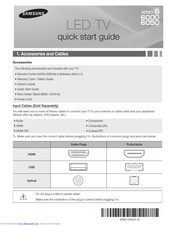 Samsung UN50EH6000 Quick Start Manual