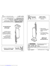 Royal Vacuum Cleaner Owner's Manual
