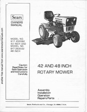 Sears 917.253582 Owner's Manual
