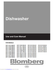 Blomberg DW 34120 NBL00 Use And Care Manual