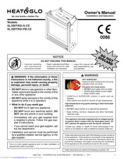 Heat & Glo SL350TRSI-N-CE Owner's Manual
