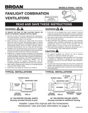 Broan DX50L Instructions Manual