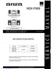 Aiwa NSX-F959 Service Manual