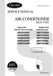 Carrier 42NQV035H Service Manual