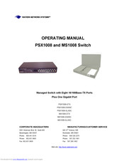 Waters Network Systems MS1008-GLXSC Operating Manual